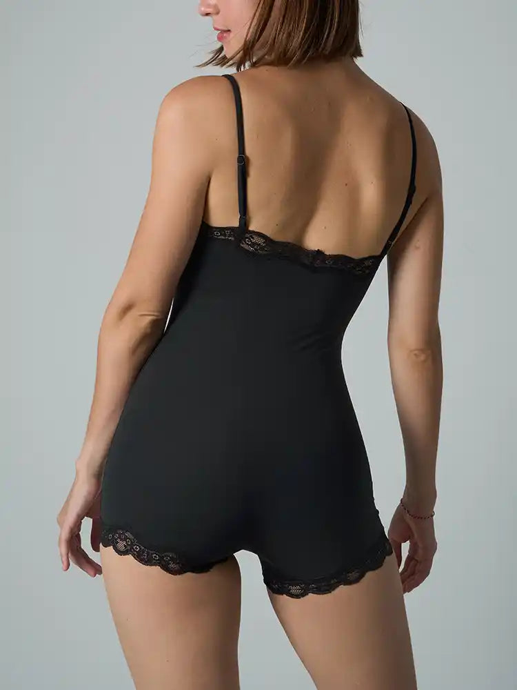 Yummy Collection Onesie (Black Floral)