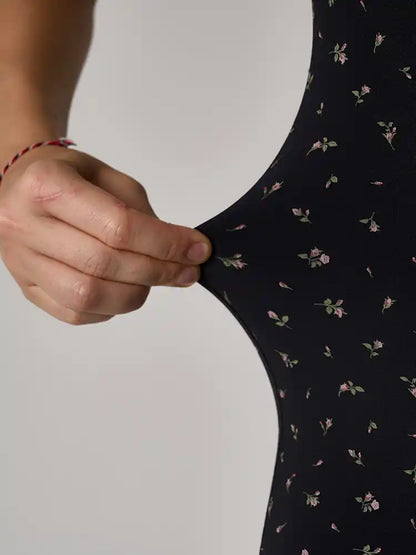 Yummy Collection Onesie (Black Floral)